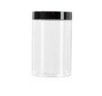 Screw top plastic jars with lids,Clear PET Screw-Top Jars ...