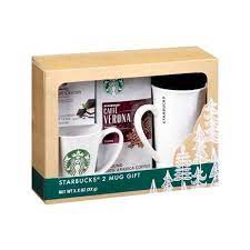 starbucks 2 mug holiday gift set 4 pc walmart com holiday gift sets mugs coffee gifts