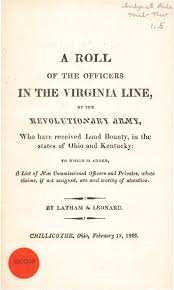 IN THE VIRGINIA LINE,