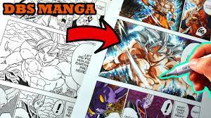 Coloring DBS Manga | Goku MUI Transformation - YouTube