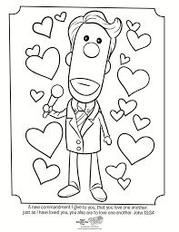 While they are coloring, help them understand that we are all children of god and each one of us is special. Valentines Coloring Page Whats In The Bible