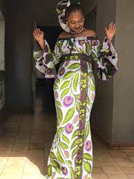 Modèle robe pagne ivoirien : Robe Longue En Wax Latest African Fashion Dresses African Print Dresses African Attire