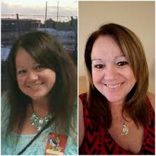 2nd pic is me in the middle of the month