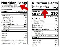 how to read nutrition labels correctly