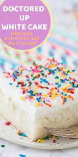 Our Family Loves This Doctored Up White Cake Mix Recipe The Cake Turns Out So Moist And Flavorful Cake Mix Desserts Boxed Cake Mixes Recipes Cake Mix Recipes