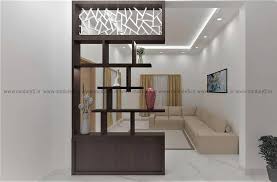 Metal frame + plywood shelves a functional divider. Living Room Partition Livingroomdecor Architecture Builders Kitchendesign Renovation Living Room Partition Design Living Room Partition Room Partition