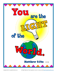 This free coloring page is based on the book of matthew. Bible Verses For Kids Printable Poster Matthew 5 14a
