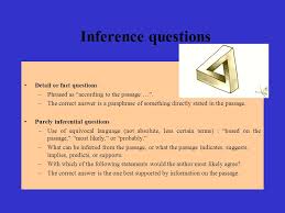 The deduction is inference deriving logical conclusions from premises. Lsat Reading Comprehension Dr Julian Hermida Algoma University November 15 Ppt Download