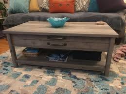 Farmhouse end table kids area rugs walmart average height of coffee table orian area rugs costco contemporary area rugs clearance contemporary grey walker edison natalee modern farmhouse 1 drawer wood square side living room small end accent table, 19 inch, reclaimed barnwood 4.7 out of. Better Homes Gardens Modern Farmhouse Lift Top Coffee Table Rustic Gray Finish Walmart Com Walmart Com
