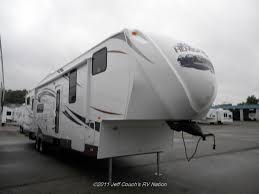 Wildwood by forest river vacation products are advertised as designing quality and convenience into one. New Fifth Wheel 2012 Forest River Salem Hemisphere 346qbud 100 Aluminum Framed New 5th Wheel Rvnationscott