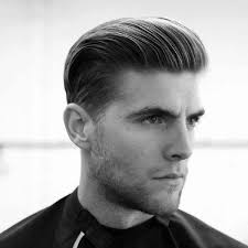 If you're searching for a high contrast way to wear your thick hair, slicked back styles work well in all circumstances. Slicked Back Hair For Men 75 Classic Legacy Cuts