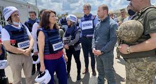 In response to the question that armenia is disappointed with osce and that osce did nothing during the second artsakh war, she particularly said: Osce Chairperson In Office Linde Concludes Official Visit To Ukraine Osce