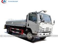ISUZU 8m3 stainless steel water tanker truck for drinking water