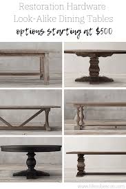 Restoration Hardware Dining Table Dupes Life On Beacon In 2020 Restoration Hardware Dining Table Restoration Hardware Dining Room Restoration Hardware Table