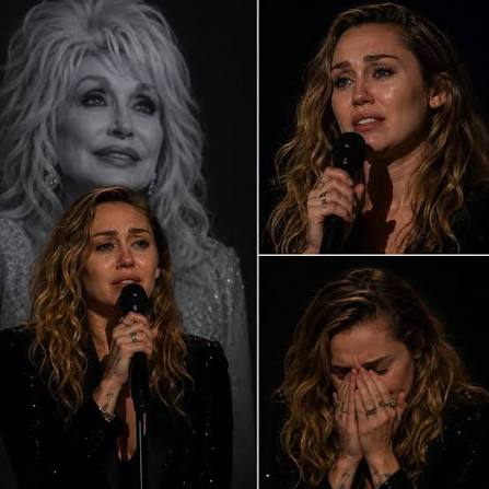 Miley Cyrus sings emotional tribute to Dolly Parton