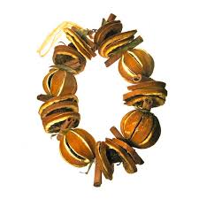 A Rich Fragrant Orange And Cinnamon Pollyfields Wreath