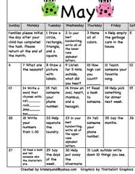 Homework Calendar May Homework Calendar Kindergarten Homework Calendar Kindergarten Homework
