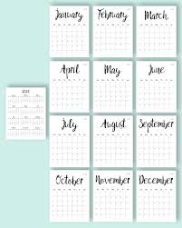 Printable Calendar 2021 2022 Desk Calendar Pdf Download Etsy Calendar Printables Calendar Pages Printable Calendar