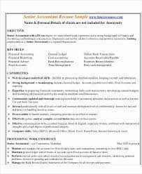 20+ senior accountant resume samples to customize for your own use. Senior Accountant Resume Sample Fresh 30 Accountant Resume Templates Pdf Doc Accountant Resume Resume Accounting