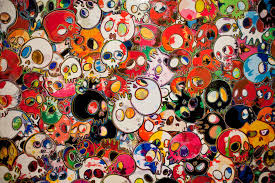 Myself, digital, a4, inspired by takashi murakami. Takashi Murakami Flowers And Skulls Flowers And Skulls Takashi Murakami 940x626 Download Hd Wallpaper Wallpapertip