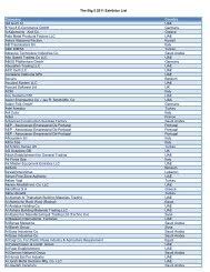 We are a pioneer in the malaysian rubber glove industry with over 30 years manufacturing experience. The Big 5 2010 Exhibitors List Company Name Country