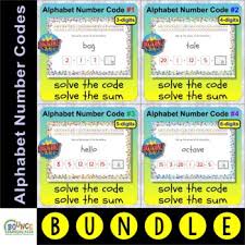 In this article, we will be discussing the easy tricks to learn the ranks of letters, abcd with numbers, ejoty, and their application in the . Alphabet Number Code Mega Bundle Boom Distance Learning Math Code Puzzles