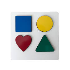 Quadrado, círculo, triângulo e retângulo. Jogo Educativo Infantil Formas Geometricas Eco Fabrica
