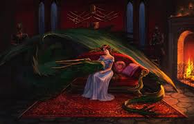 Une princesse doit épouser un prince… mais rien ne se passe comme prévu : The Princess And The Dragon By Https Www Deviantart Com Rami Fon Verg On Deviantart Dragon Artwork Dragon Pictures Mythical Creatures Art