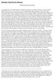 Attempting to adhere to college research paper format can be rather challenging. Synthesis Essay Example And Definition At Kingessays C