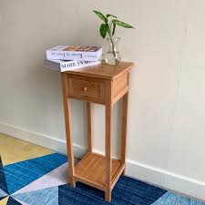 Maybe you would like to learn more about one of these? Bamboo Tall Side Bedroom Living Room Table With Drawer And Lower Shelf Wooden Bedside Table Buy Bamboo Home Furniture Furniture Living Room Side Table Product On Alibaba Com