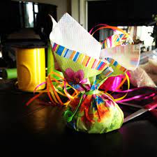 Homemade Balloon Weights For Under 5 Bucks 1 Fill A Small Sandwich Bag With Rice 2 Fold The Bag In Half And Curious George Party Balloons Peanut Baby Shower
