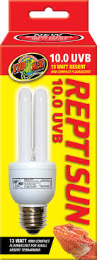 Zoo Med Reptisun 10 0 Uvb Compact Fluorescent Mini Reptile Lamp 13 Watt Chewy Com
