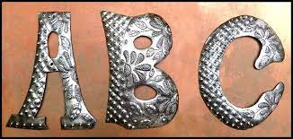 1 Metal Letter Metal Initial Metal Monogram 5 Etsy Haitian Metal Art Metal Letters Outdoor Metal Art