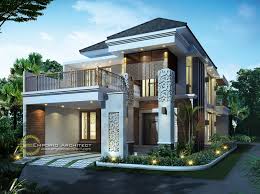Kami juga akan memberikan lengkap dengan desain interior rumah minimalis 2 lantai, jadi simak contoh selengkapnya berikut ini Desain Rumah Mewah 1 Dan 2 Lantai Style Villa Bali Modern Di Jakarta