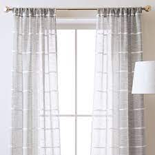Better Homes And Gardens Woven Stripe Pole Top Panel Pair Walmart Com In 2021 Curtains For Grey Walls Better Homes And Gardens Dining Room Curtains