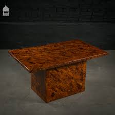 Our reproduction drum tables with circular top are available in mahogany or yew and can also be offered with a leather top. Stunning 20th C Burr Yew Marquetry Coffee Table Exclusives