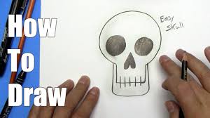 How To Draw An Easy Skull Step By Step Youtube There are 7 different fun and freaky skull designs to choose from. how to draw an easy skull step by step