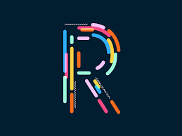 R For Rainbow Typography Design Lettering Design Graphic Design Typography