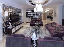 Contemporary Living Room Ideas Decor Designs Silver Living Room Living Room Decor Purple Silver Living Room Decor