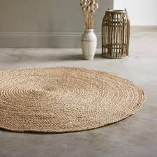 Runder Handgewebter Teppich Aus Jute Horace 120 Cm Verkauf Casatera Teppiche In 2020 Teppich Jute Teppich Rund Jute