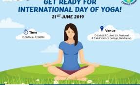 In honour of national yoga day on saturday september 20th, my dear friend kyle murray and i have started an exciting video challenge, and we need your help. D Link Celebrates International Day Of Yoga On 21st June 2019 With Rd Sh National College And Swa Science College Self4society
