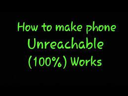 How To Make Phone Unreachable With Network 100 Works Youtube