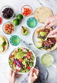 Most of the foods can be made ahead, kept in crock pots, reheated and kept in chafing dishes, or simply served cold. 25 Taco Toppings For Your Next Taco Bar Recipe Love And Lemons