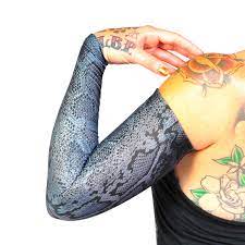 Maybe you would like to learn more about one of these? Snake Grey Full Arm Sleeves For Covering Tattoos By Ink Armor Tat2x