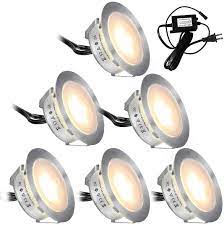 Added compare iside 2 low voltage recessed lighting kit uu109755. Recessed Led Deck Lights Kits 6 Pack Smy Upgrade Version In Ground Outdoor Led Deck Lighting Waterproof Ip67 Low Voltage Led Lights For Garden Yard Steps Stair Patio Pool Deck Kitchen Decoration