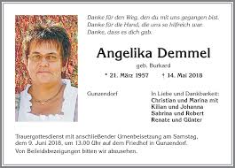 View complete tapology profile, bio, rankings, photos, news and record. Traueranzeigen Von Angelika Demmel Trauer Im Allgaeu De