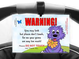Look But Don T Touch Do Not Touch The Baby Sign Newborn Etsy