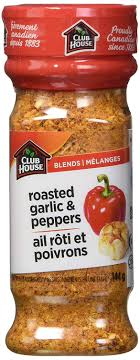 Amazon Com Club House Herbs Spices Blends Roasted Garlic Peppers 144g 5oz Grocery Gourmet Food