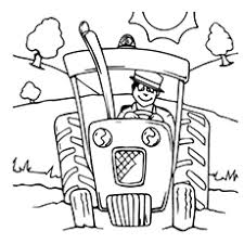 Workhorse tractor coloring page for kids. Top 25 Free Printable Tractor Coloring Pages Online