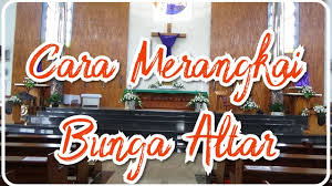 Di samping itu ada beberapa jenis bunga yang unik, mulai dari bentuk dan lainnya. Cara Merangkai Bunga Altar Untuk Perayaan Kamis Putih Youtube
